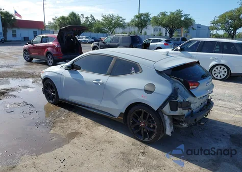 2020 Hyundai Veloster Turbo R-Spec из США, поврежденный, VIN KMHTH6AB0LU026664